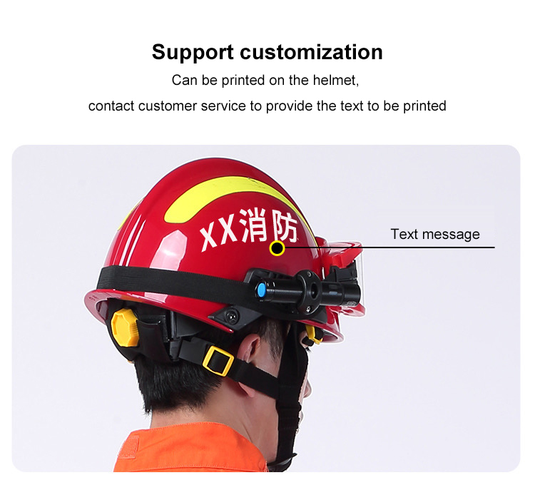 Neck Protection Forest Fire Helmet