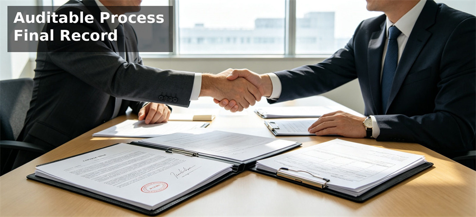 Relief blanket final record handoff for audit-ready procurement closure and government reserve documentation