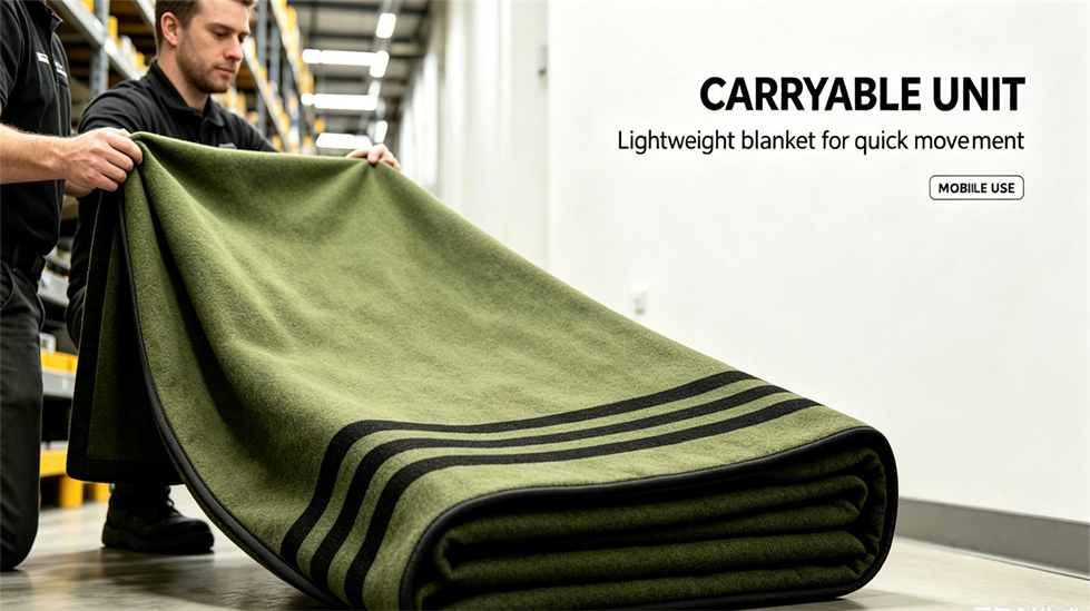 Field camp wool-blend blanket shown in a practical setting for issue planning and operational use review. Field camp wool-blend blanket shown in a practical setting for issue planning and operational use review.