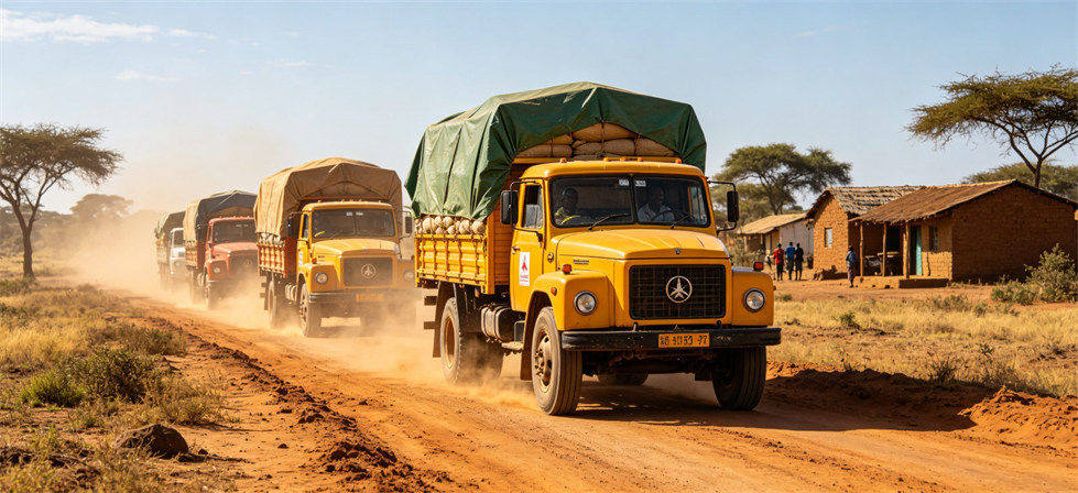 Relief blanket field truck route for comparing supplier scale, delivery options and response flexibility
