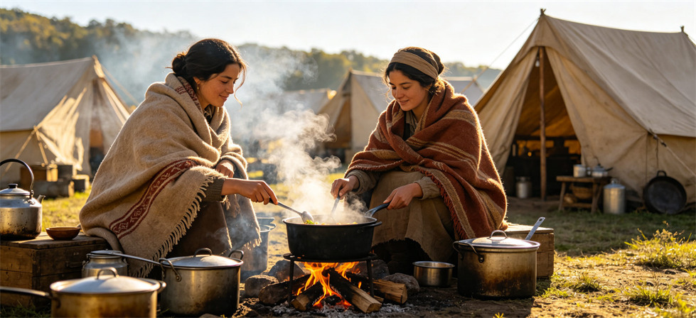 Bulk relief blanket camp support scene for confirming buyer needs before production approval