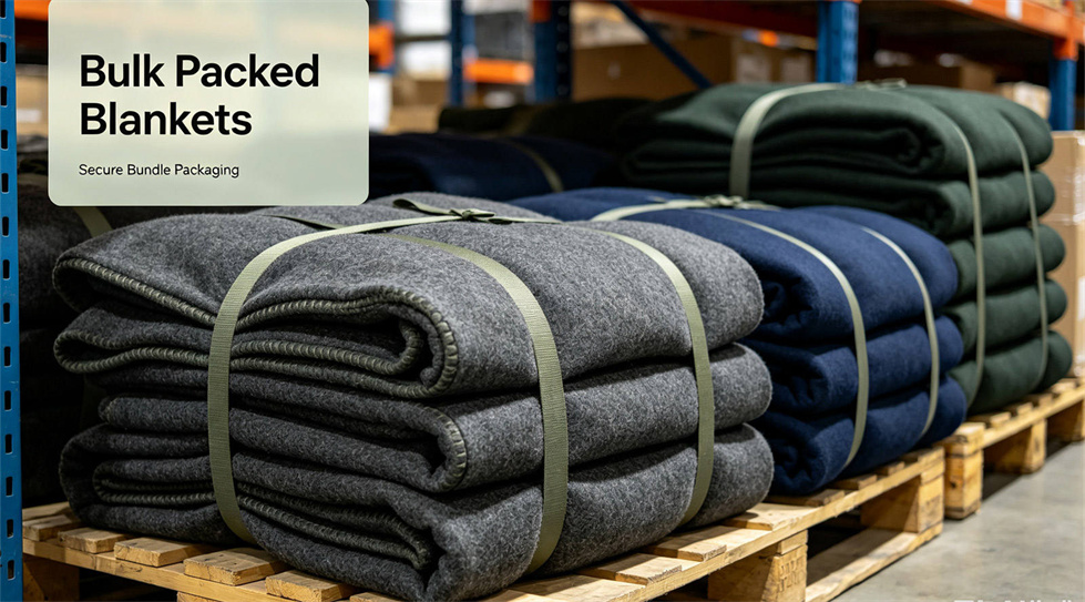 Emergency blanket product detail showing solid color brown process for institutional procurement review