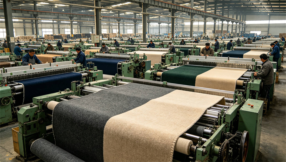 Emergency blanket product detail showing solid color brown process for institutional procurement review