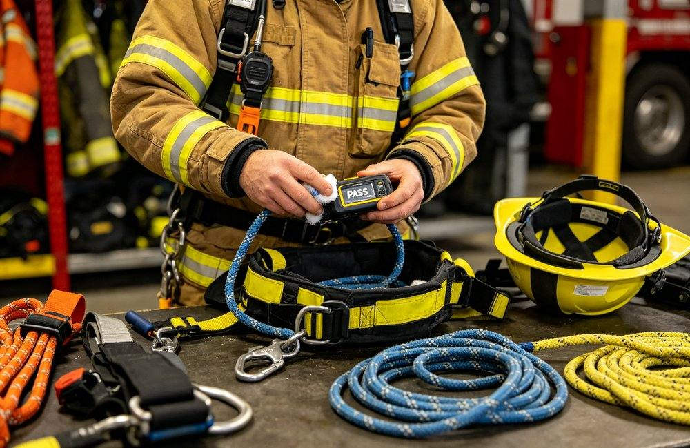 fire command center telemetry data indoor positioning screen