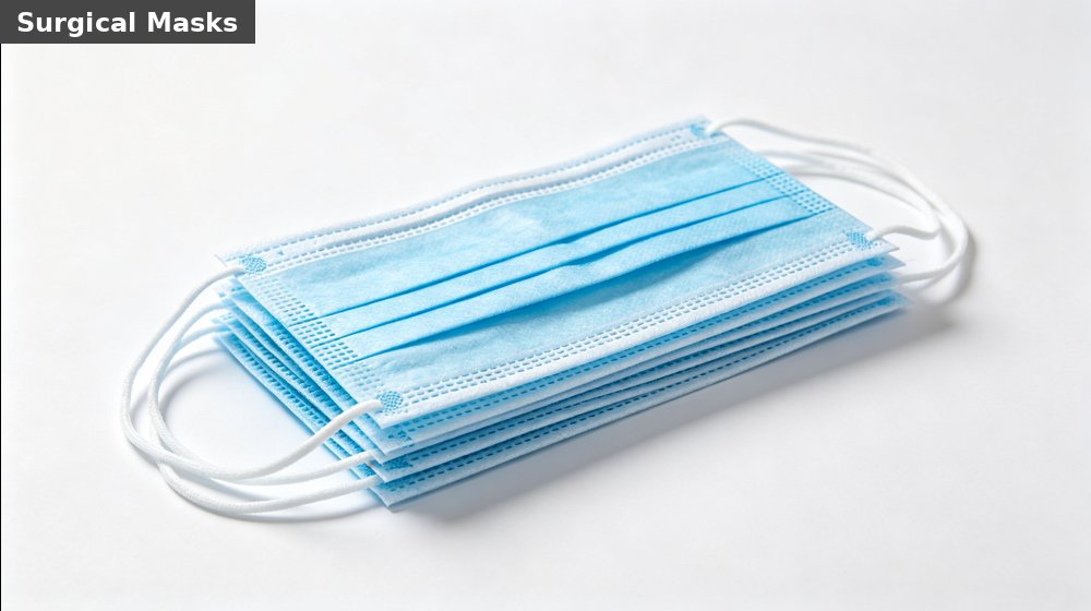 Hospital field medical supply image showing blue surgical masks 3ply white background for temporary clinics, disaster response and institutional procure Hospital field medical supply image showing blue surgical masks 3ply white background for temporary clinics, disaster response and institutional procure