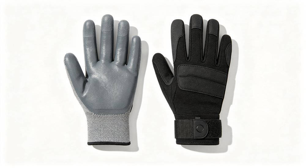 Technical rescue cut resistant gloves grey black for fire rescue, industrial safety and institutional PPE purchasing decisions