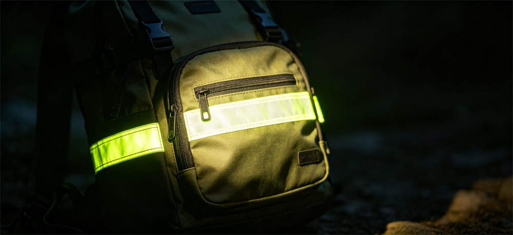 Backpack night reflective test for institutional procurement, inspection and supply planning