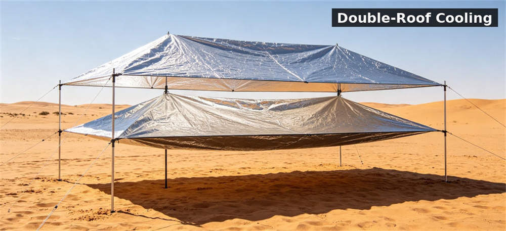Sunshade aluminum foil double roof for institutional procurement, inspection and supply planning