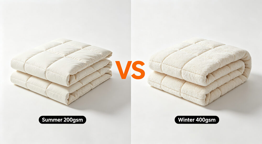 Institutional bedding product display showing material quality and design details for commercial procurement decision making suitable for emergency shelters hospitals universities and hotels requiring durable comfortable bedding solutions