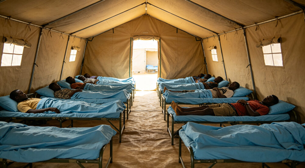 Institutional bedding product display showing material quality and design details for commercial procurement decision making suitable for emergency shelters hospitals universities and hotels requiring durable comfortable bedding solutions