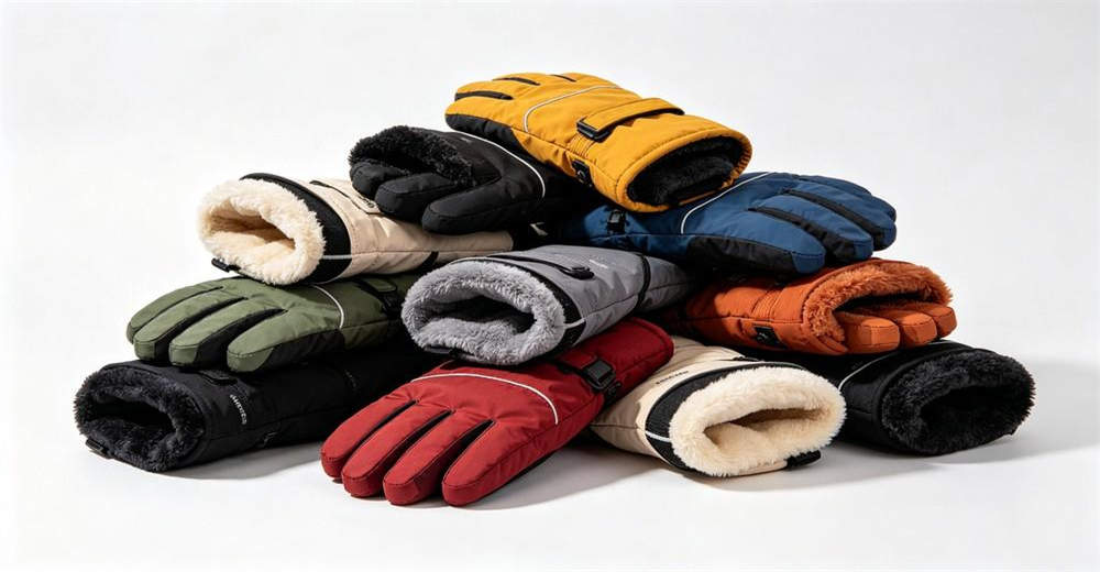 Winter work gloves stack thermal fleece lining bulk cold weather safety gloves wholesale bulk supplier China