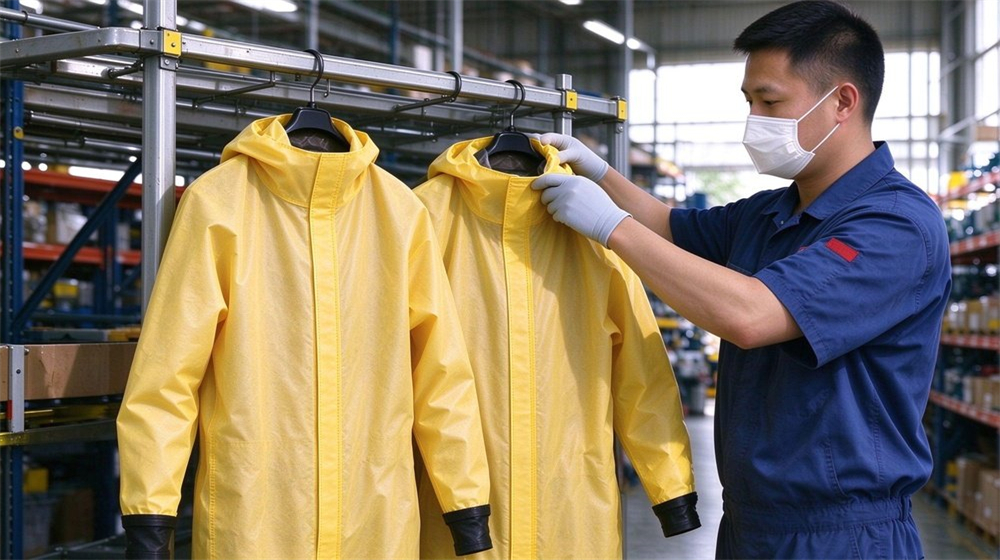 petrochemical worker chemical protective suit professional grade certified standard high quality durable reliable industrial safety equipment for bulk wholesale supply from China factory direct