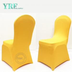 Gold Yellow Wedding Chair Covers