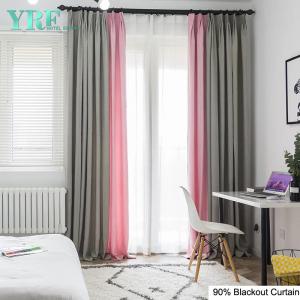 red and white striped blackout curtains
