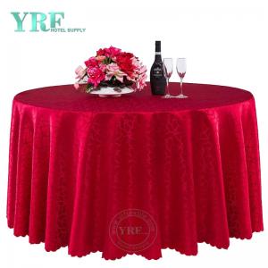 Checkered Polyester Round Table Cloth