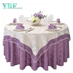Round Champagne Tablecloths For Wedding