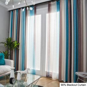 pastel blue blackout curtains