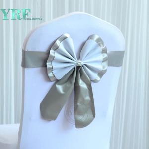 white folding chair covers with sash