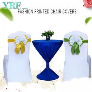 chair covers with burlap sashes