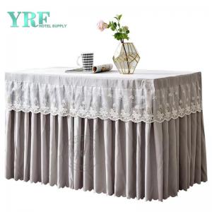 table skirt with logo