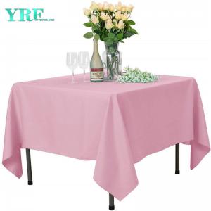 Square Tablecloth Pure Pink Weddings 85x85 inch