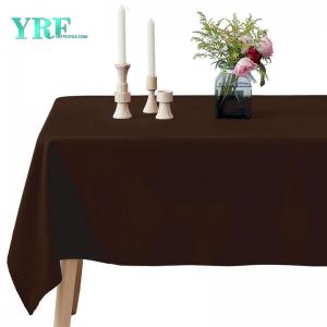 Rectangle Table Cloths Pure Chocolaten Restaurant 70x120 inch