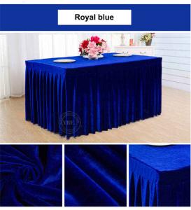 tablecloth with attached skirt