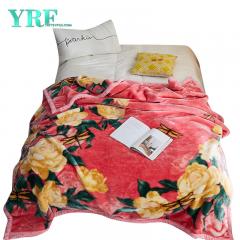 بطانية مرجانية فاخرة من طبقتين من الصوف