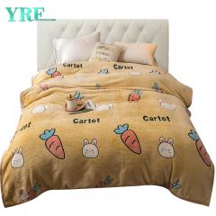 بطانية مطبوعة برسومات كرتونية من المرجان المحبوب