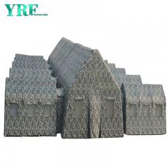 خيمة سقف مع سرير وأريكة ومرتبة