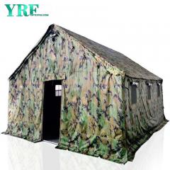 خيمة تخييم من القماش القطني المقاوم للماء بطول 10 أقدام مع مأوى أمامي مزدوج