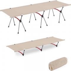 سرير قابل للطي للإغاثة في حالات الكوارث مصنوع بالكامل من الألومنيوم بوزن 4.6 كجم