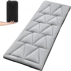 سرير رمادي سميك مدمج