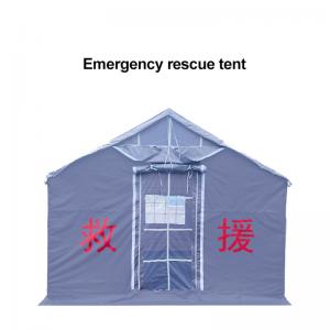 Gray tent for rebuilding use