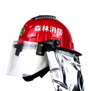 Red Forest Fire Helmet Heat-Resistant